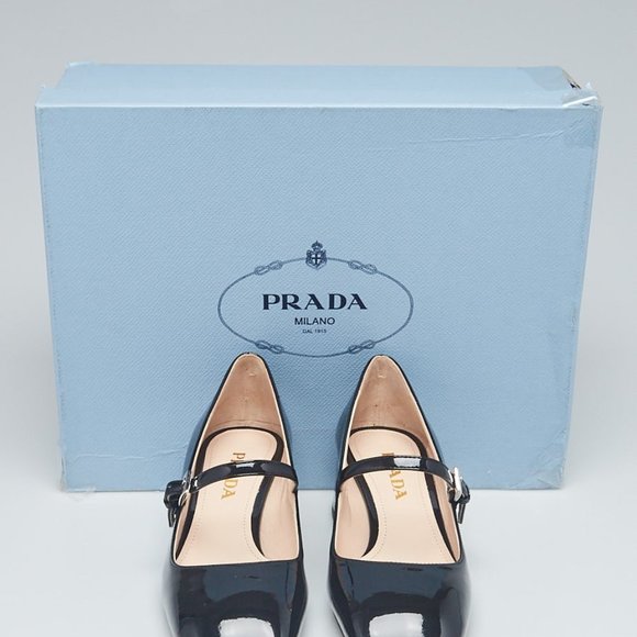 Prada Shoes - PRADA Black Patent Leather Mary Janes